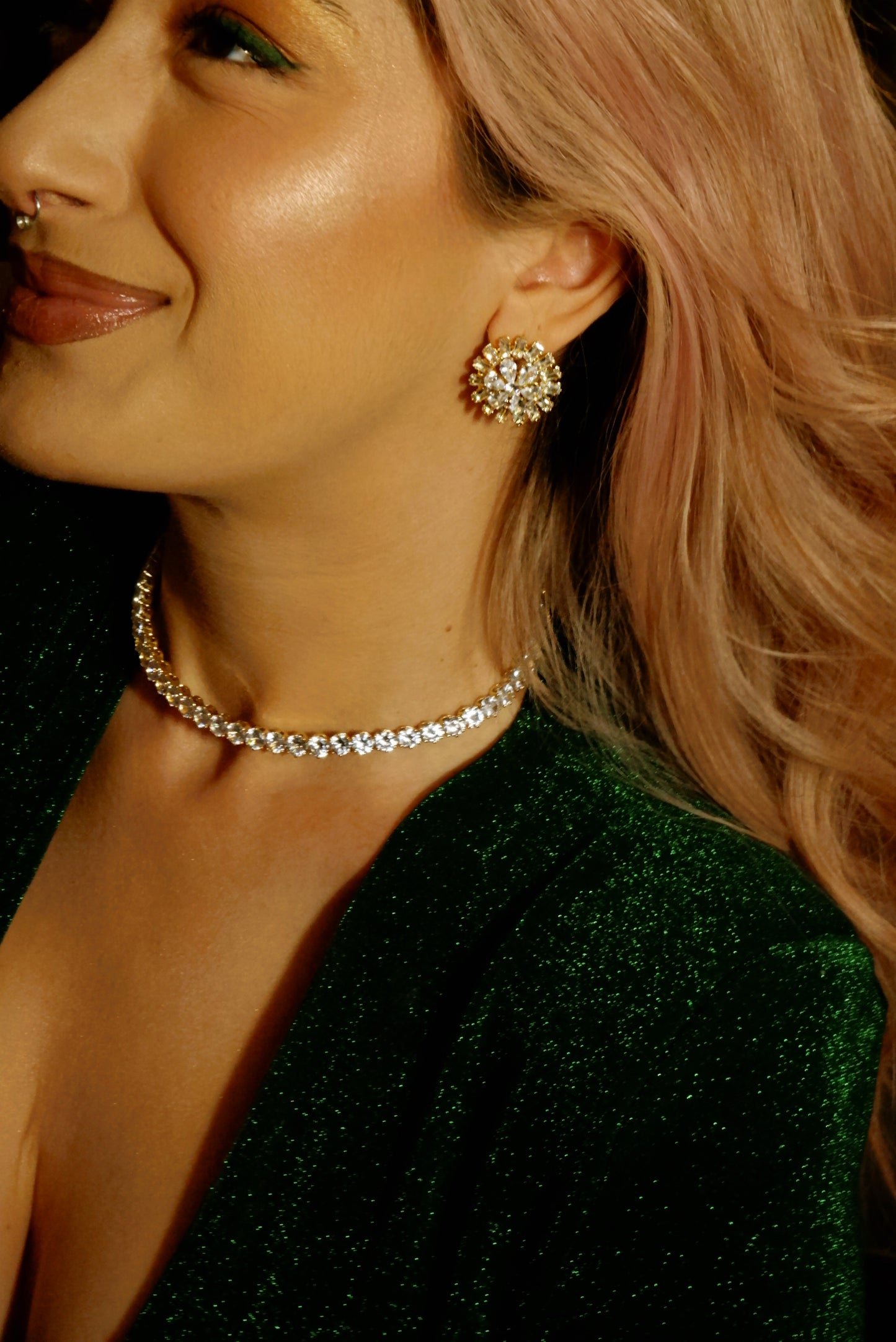 Σκουλαρίκια Με Στρας ´Stellar Flower´