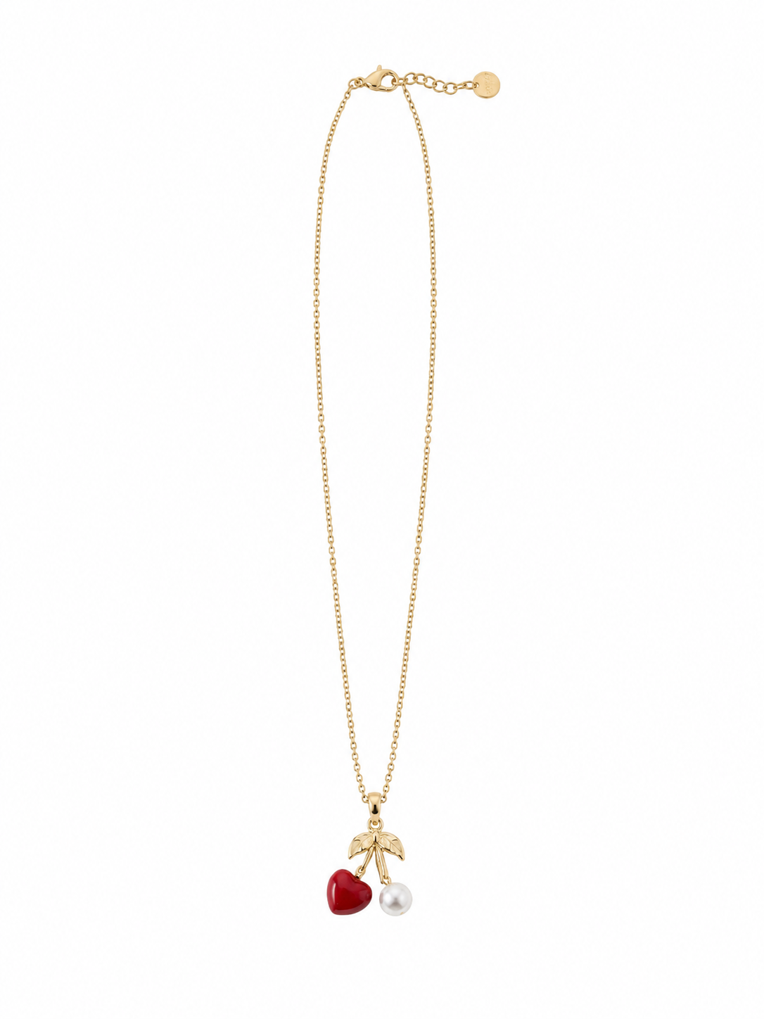 Gold Cherry Necklace