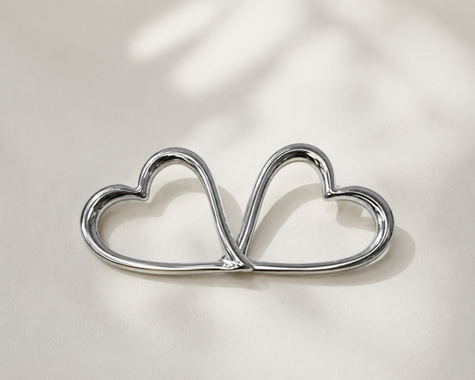Silver Heart Earring